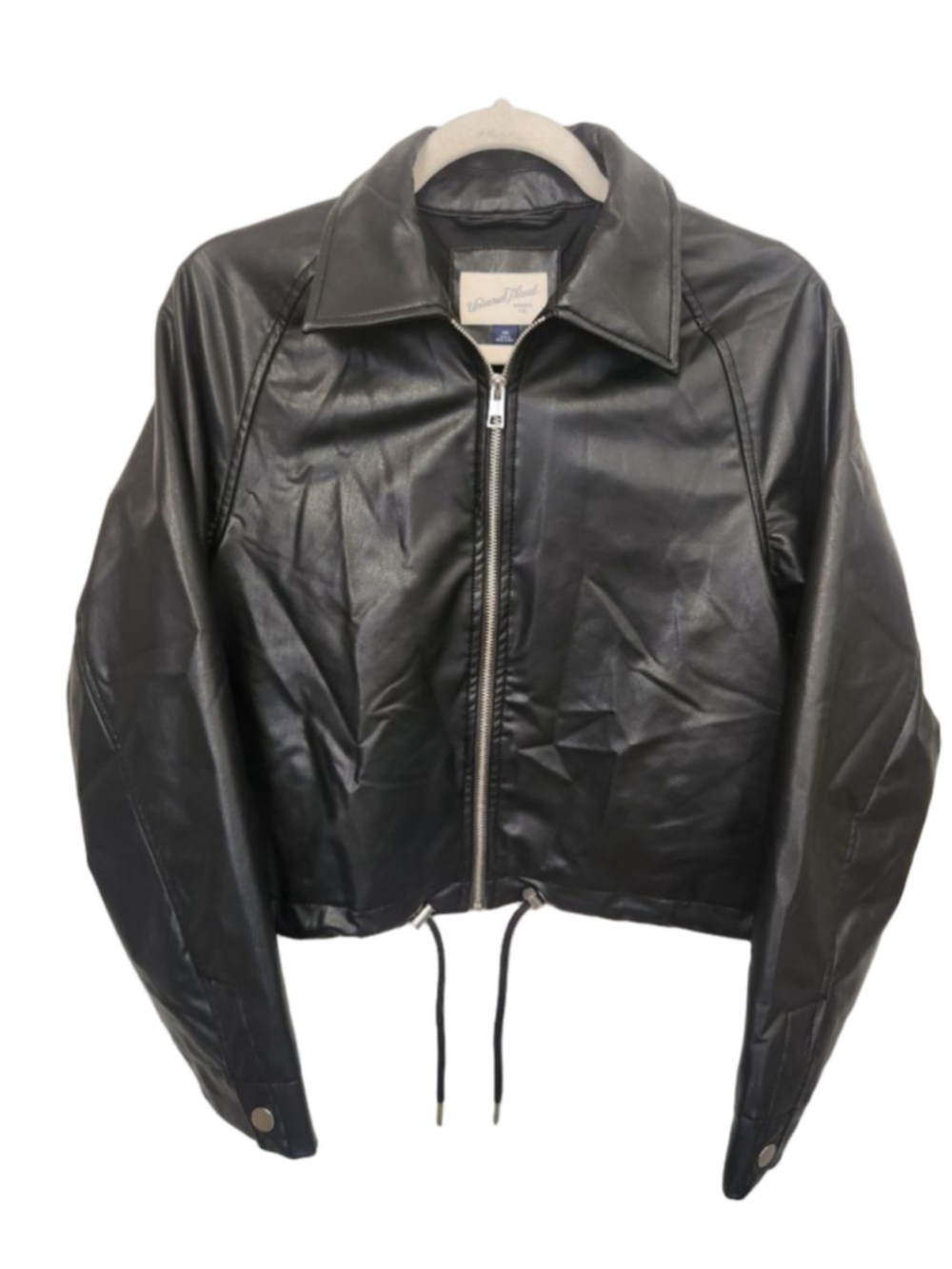 Universal Thread Black Faux Leather Jacket XS